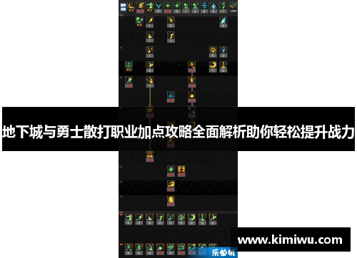 地下城与勇士散打职业加点攻略全面解析助你轻松提升战力